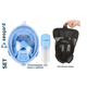 Детская маска для плавания Seagard Easybreath-II полнолицевая для дайвинга с креплением для камеры XS - изображение 6