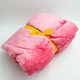 Плед толстовка Huggle Hoodie с капюшоном и рукавами унисекс двухсторонний халат розовый - изображение 4