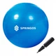 М'яч для фітнесу (фітбол) Springos 85 см Anti-Burst FB0009 Blue - зображення 1