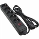 Мережевий фільтр живлення Patron 2 m3*1mm2 (SP-1055U) 5 розеток BLACK (EXT-PN-SP-1055U) - зображення 1