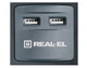 Фільтр-подовжувач REAL-EL RS-8F USB CHARGE 3m чорний - зображення 3