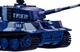 Танк микро р/у 1:72 Tiger со звуком (хаки синий) - изображение 4