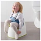 Горшок детский IKEA LOCKIG зеленый белый зеленый 601.931.28 - изображение 2