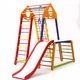 Дитячий ігровий комплекс Baby Sport SB BambinoWood Дерево 130х130х170 см (Color Plus 1-1) - зображення 4