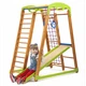 Детский спортивный игровой комплекс Baby Sport SB Кроха мини Дерево Разноцветный 132х85х150 см (2 мини) - изображение 1