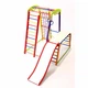 Детский спортивный игровой комплекс Baby Sport SB Кроха №1 Дерево Разноцветный 130х130х150 см (Plus 3) - изображение 5