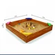 Детская песочница компактная игровая Baby Sport SB Дерево 145х145х30 см (Песочница - 9) - изображение 2