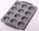 Форма для выпечки кексов Kamille Marble 38х26см, 12 ячеек - изображение 1