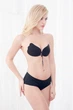 Невидимий силіконовий бюстгальтер Fly Bra B007 Black, без бретель на шнурівці - зображення 6
