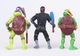 Игровой набор Ninja Turtles Черепашки Ниндзя 6 шт 11 см Леонардо - Донатело - Микиланжело - Рафаель - Учитель Сплинтер - Ниндзя Злодей + Оружие - изображение 6