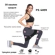 Фитнес резинка тканевая Power System Black Booty Band Lvl 1 PS-4091 замкнутая лента эспандер для пилатеса - изображение 4