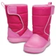 Детские зимние сапоги Crocs Kids LodgePoint Snow Boot С7 24 Малиновые на липучке - изображение 2