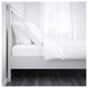 Каркас ліжка IKEA HEMNES 160x200 см Біла морилка 799.293.41 - зображення 2