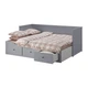 Диван-ліжко IKEA HEMNES з 3 ящиками сірий 603.722.76 - зображення 2