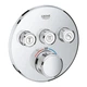 Термостат для ванни прихованого монтажу Grohe Grohtherm SmartControl, зовнішня частина, хром (29121000) - изображение 1