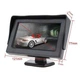 Автомобильный дисплей LCD 4.3'' для двух камер HLV 043/1309 Black - изображение 2