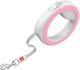 Поводок-рулетка для собак Collar WAUDOG R-leash, круглая, XS-M, до 40 кг, 2,9 м, светоотражающая лента, розовая - изображение 3