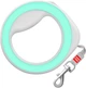 Повідець-рулетка для собак Collar WAUDOG R-leash, кругла, XS-M, до 40 кг, 2,9 м, світловідбивна стрічка, зелена - зображення 1