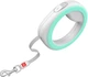 Повідець-рулетка для собак Collar WAUDOG R-leash, кругла, XS-M, до 40 кг, 2,9 м, світловідбивна стрічка, зелена - зображення 3