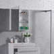 Зеркальный шкаф Fancy Marble MC-700 белый 60х70 см - изображение 2