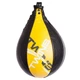 Груша пневматическая каплевидная подвесная кожаная Twins Small Ball My Fit SPL020B Yellow-Black - изображение 2
