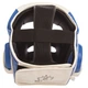 Шлем боксерский с полной защитой Zelart 1390 размер M Blue-White - изображение 4