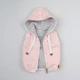 Жилет Little Bunny демисезонный с капюшоном 104см Розовый (2255045) - изображение 2