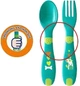 Набір: ложка і виделка Chicco First Cutlery, 12м+ (16101.30) - зображення 3