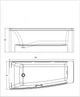 Ванна акриловая Volle 170x75 TS-102/L - изображение 2