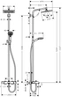 Душевая система Hansgrohe Crometta E 240 27298000 - изображение 2