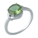 Серебряное кольцо с Султанит султанитом 1.637ct, вес изделия 2,46 гр (1983492) - изображение 2