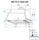 Вытяжка Minola HBI 7612 I 1000 LED - изображение 9