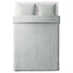 Комплект постельного белья IKEA (ИКЕА) NATTJASMIN 200х200см светло-серый (703.371.31) - изображение 5
