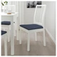 Крісло кухонне IKEA (ІКЕА) EKEDALEN Orrsta біле темно-синє (892.652.47) - зображення 2