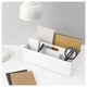Органайзер для рабочего стола IKEA (ИКЕА) KVISSLE 18x36x14см (803.972.14) - зображення 2