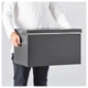 Контейнер для зберігання IKEA (ІКЕА) FJÄLLA 35х56х30см темно-сірий (503.956.69) - зображення 7