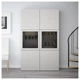 Сервант IKEA (ІКЕА) BESTÅ 120х40х192см Lappviken чорно-коричневий сірий (992.054.70) - зображення 2