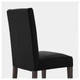 Крісло кухонне IKEA (ІКЕА) HENRIKSDAL Glose темно-коричневе, чорне (003.809.48) - зображення 4