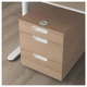 Комод на колесах GALANT 45x55 см IKEA 803.651.52 дуб/білий - зображення 1
