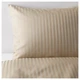 Комплект постельного белья IKEA (ИКЕА) NATTJASMIN 150х200см бежевый (803.370.84) - изображение 1