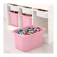 Органайзер с ящиками для игрушек IKEA (ИКЕА) TROFAST белый розовый 99x56см (092.284.71) - изображение 2