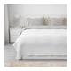 Покрывало IKEA (ИКЕА) VÅRELD 230x250см белое (403.840.20) - изображение 1
