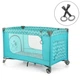 Манеж-кровать El Camino Safe Me 1016 Бирюзовый (1016 Mint Zigzag/947) - изображение 3