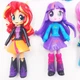 Ігровий набір My Little Pony 9 фігурок героїв 13 см Рарити - Пінкі Пай - Сансет Шімер - Сутінкова Іскорка - Флатершай - Веселка Деш - Дыджей Пон - Флеш Сентри (Великі Рухомі Іграшки Ляльки Травень Літл Поні) - зображення 6