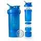 Шейкер спортивний BlenderBottle ProStak 650ml з 2-ма контейнерами Cyan SKL24-144866 - зображення 2