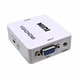 Конвертер перехідник відеосигналу VGA to HDMI 3.5 мм jack 480i/480p/576i/576p/800×600/720i/720p/1280×1024/1600×1200/1080i/108p - зображення 4