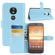 Чохол-книжка Litchie Wallet для Motorola Moto E5 XT1921 Блакитний - зображення 2