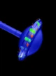 Светящаяся скакалка на одну ногу / нейро скакалка SPORTGames синий - изображение 6