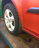 Брызговики MGC Skoda Fabia хетчбэк (Шкода Фабия) 2007-2013 г.в. комплект 4 шт KEA700001, KEA710001 - изображение 5