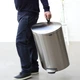Ведро для мусора с педалью Brabantia Pedal Bin FlatBack 40 л Matt Steel Fingerprint Proof 482021 - изображение 4